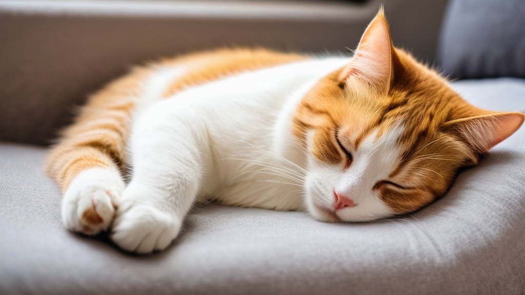 cats sleeping positions