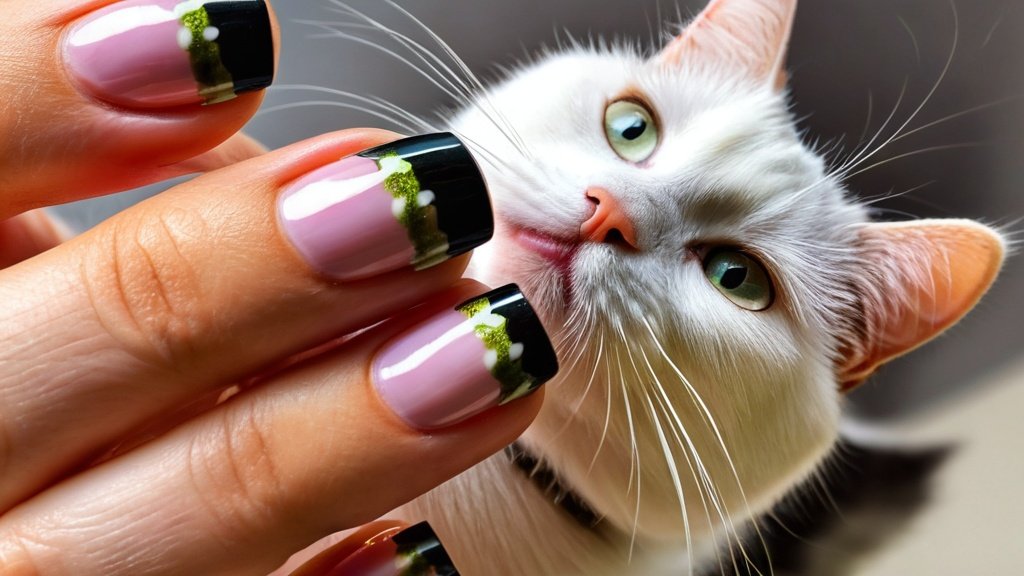 Photo trim cats nails