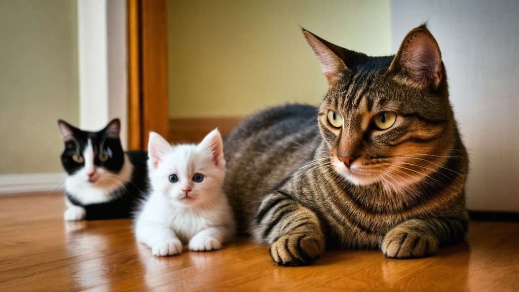 Photo cat considers family