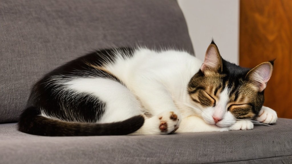 Photo cats sleeping positions