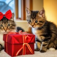 Photo cats bring gifts